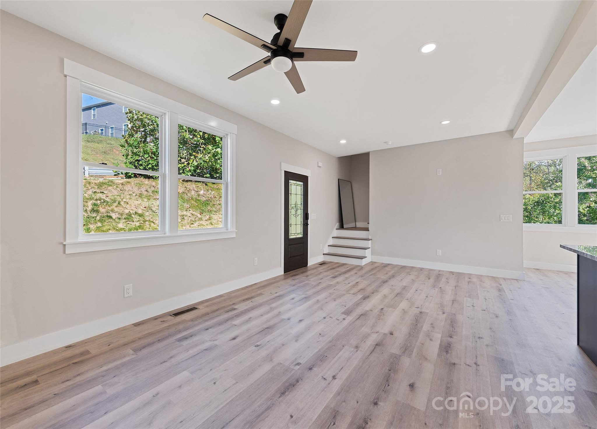 Living Room & Entry - 148 Amblers Knoll Road, Weaverville
