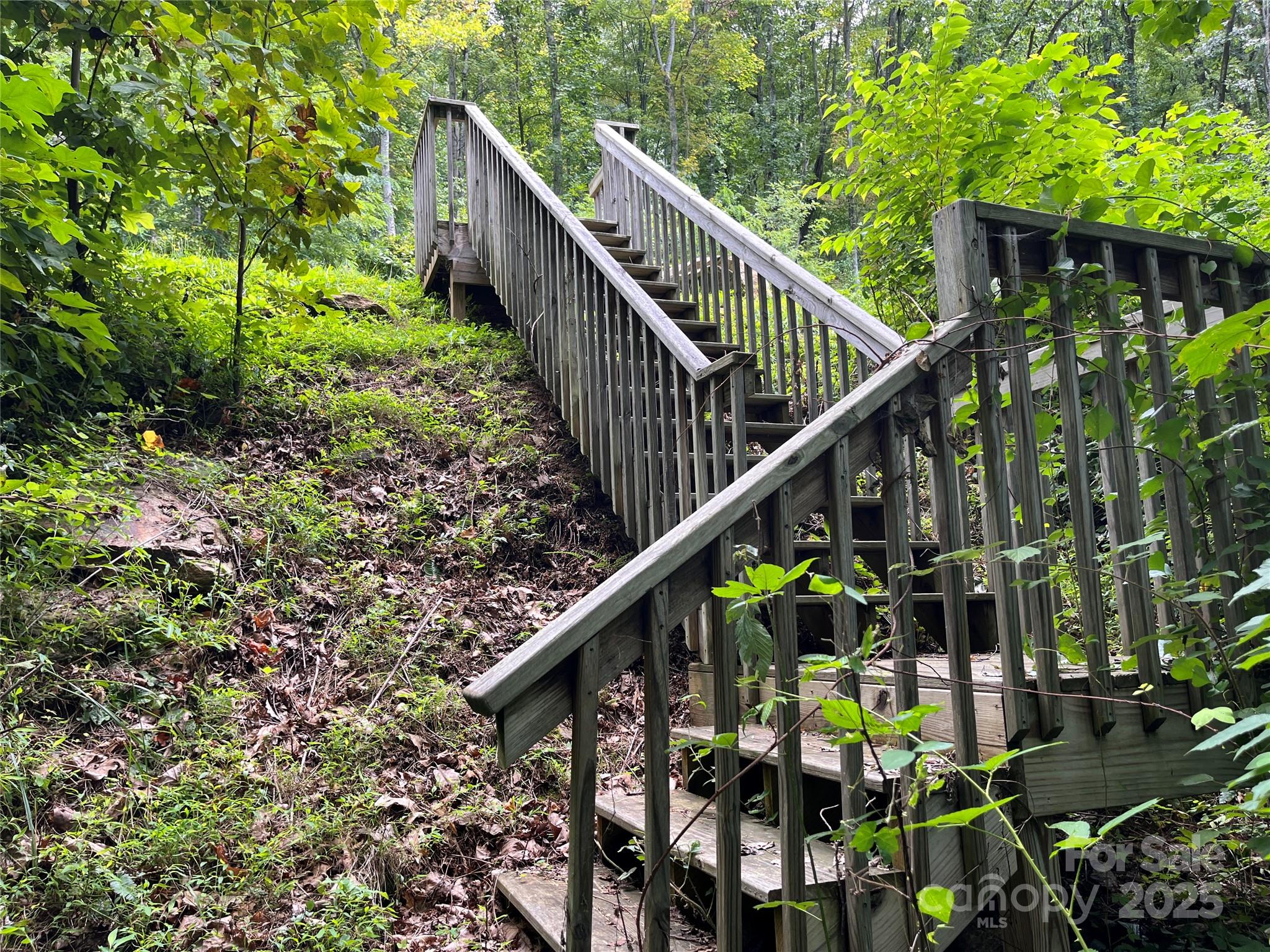 Steps down to the falls - 4 Summit View Drive, Canton