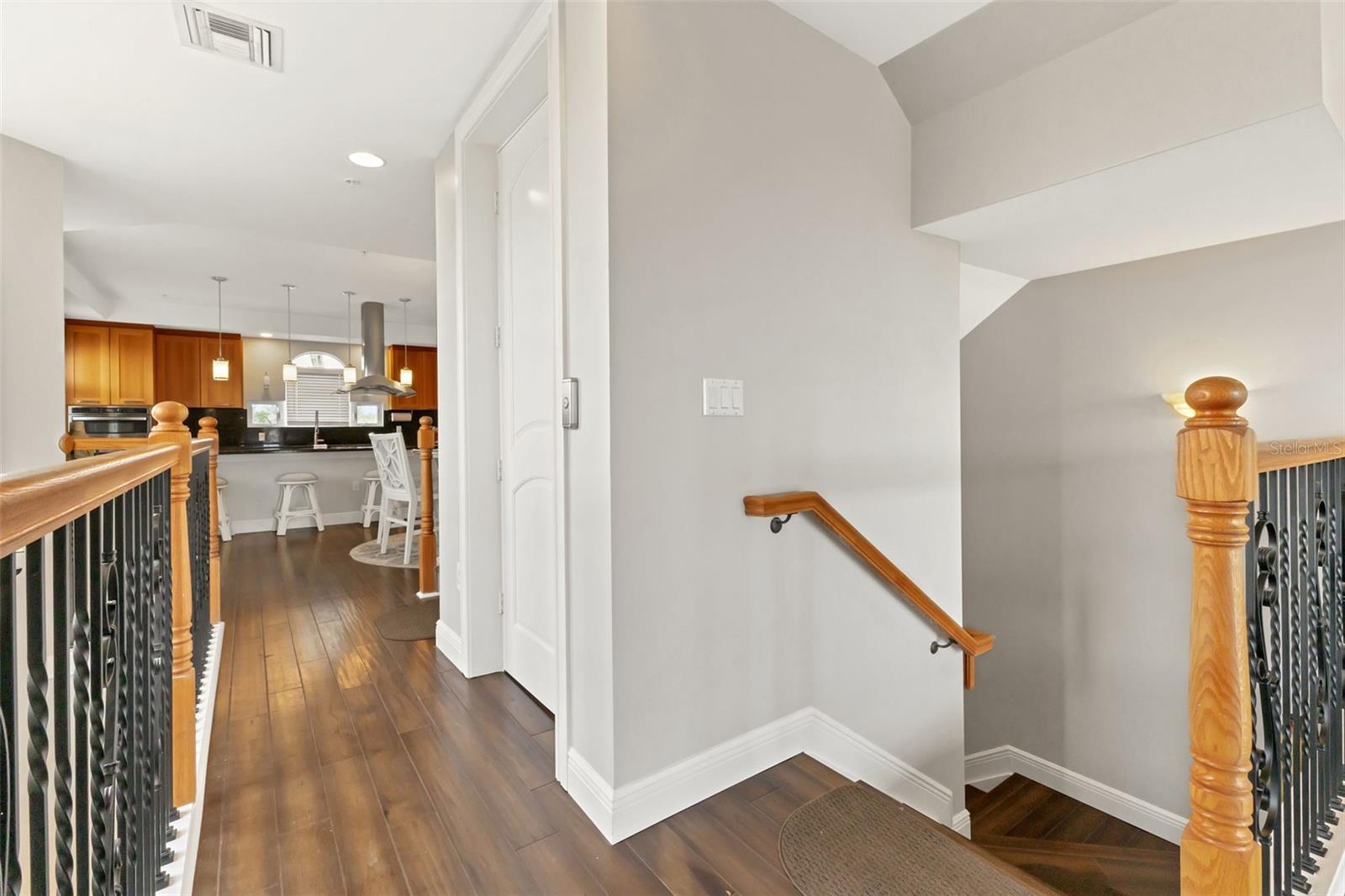 Stairway to Living area - 2522 MAGDALINA DR, PUNTA GORDA