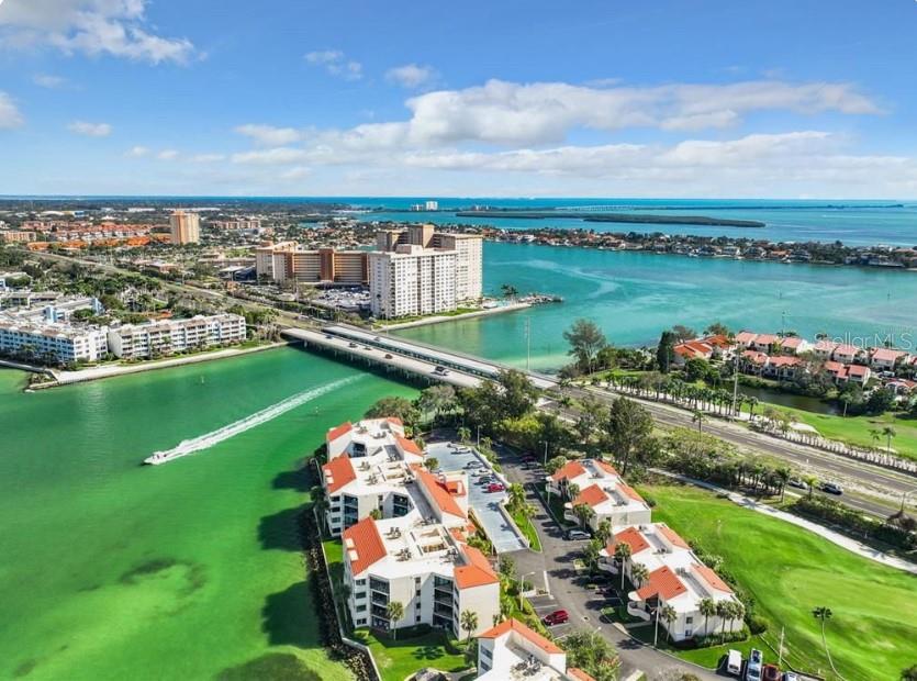 Aerial View of Bay - 5532 PUERTA DEL SOL BLVD S #136, ST PETERSBURG
