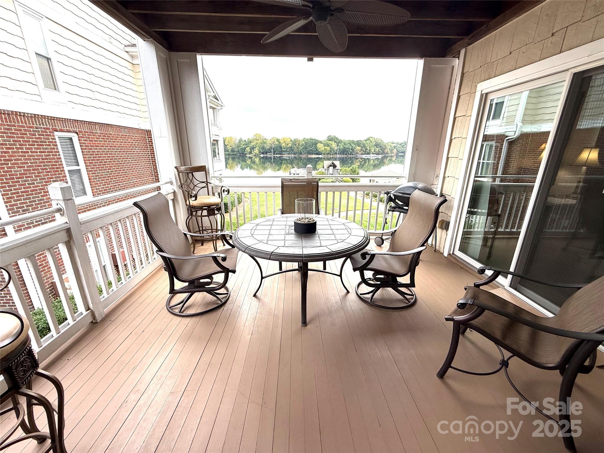 Spacious patio - access from living area and primary bedroom - 930 Jetton Street, Davidson
