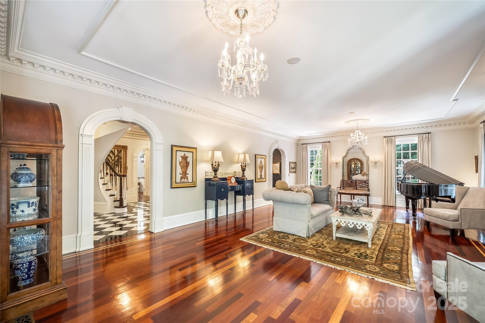 Gathering room on the main level. - 2665 Rolling Hills Drive, Monroe