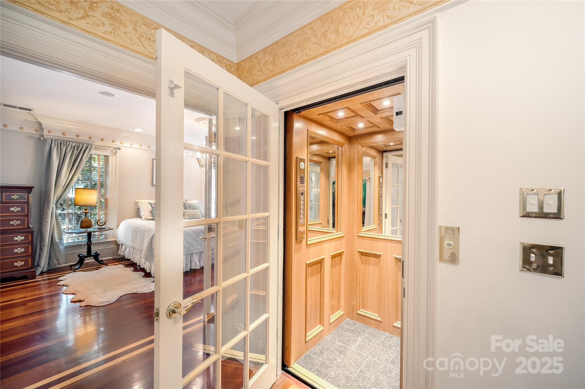 New five story elevator to access every level from garage to attic. - 2665 Rolling Hills Drive, Monroe