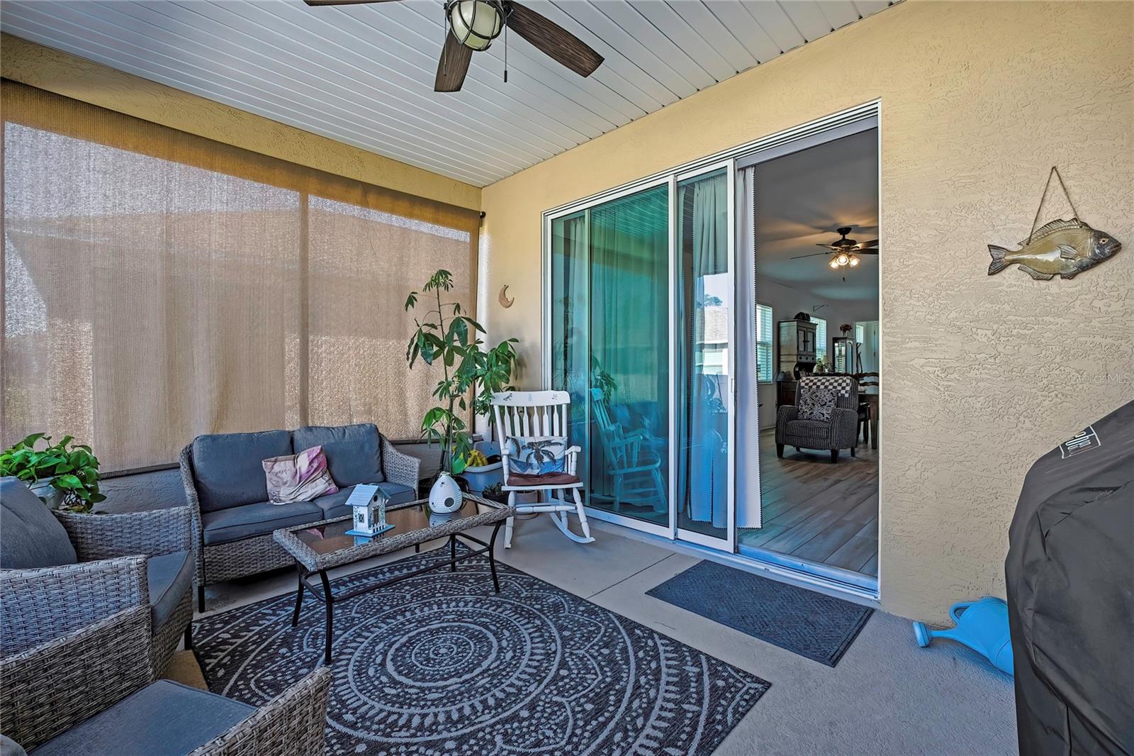 reverse view of the glass sliders - 9764 SW 100TH AVENUE RD, OCALA
