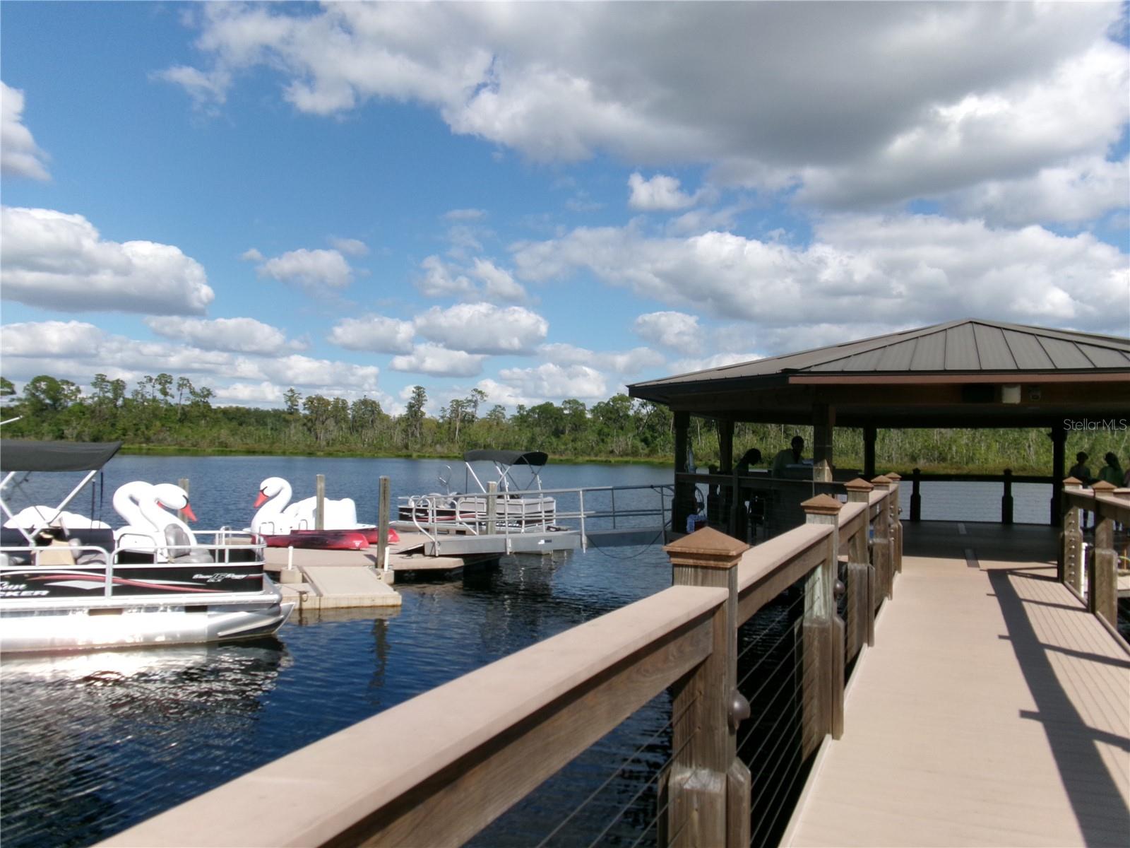Swan boats and pontoon for water enjoyment - 14501 GROVE RESORT AVE #1612, WINTER GARDEN
