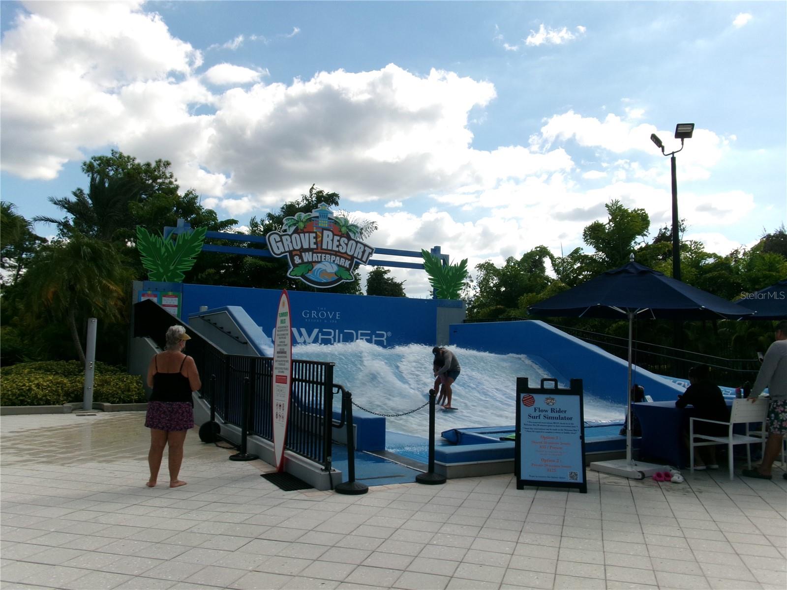 The FlowRider surfing wave simulator! - 14501 GROVE RESORT AVE #1612, WINTER GARDEN