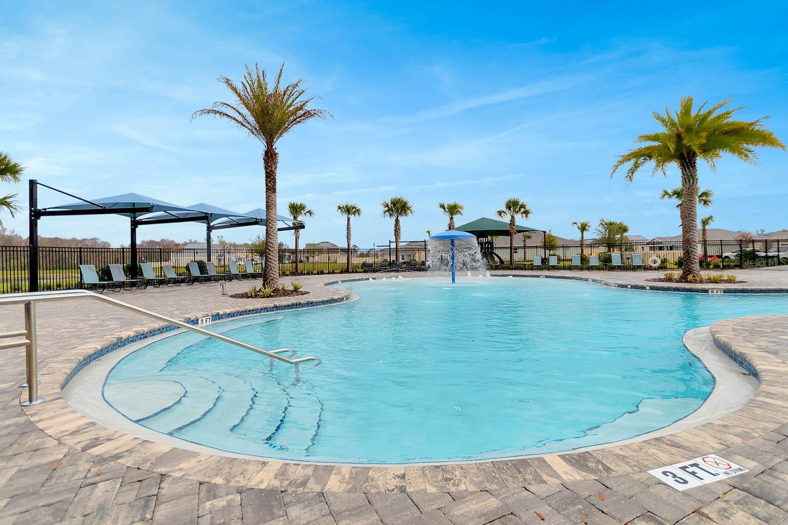 Community pool - 3164 GOOSE RD, DAVENPORT