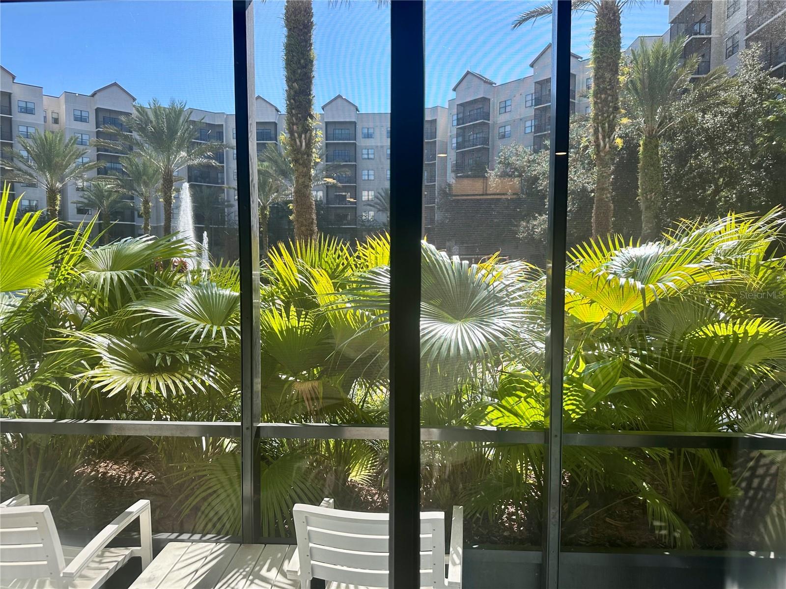 Patio From Living Room - 14501 GROVE RESORT AVE #2101, WINTER GARDEN