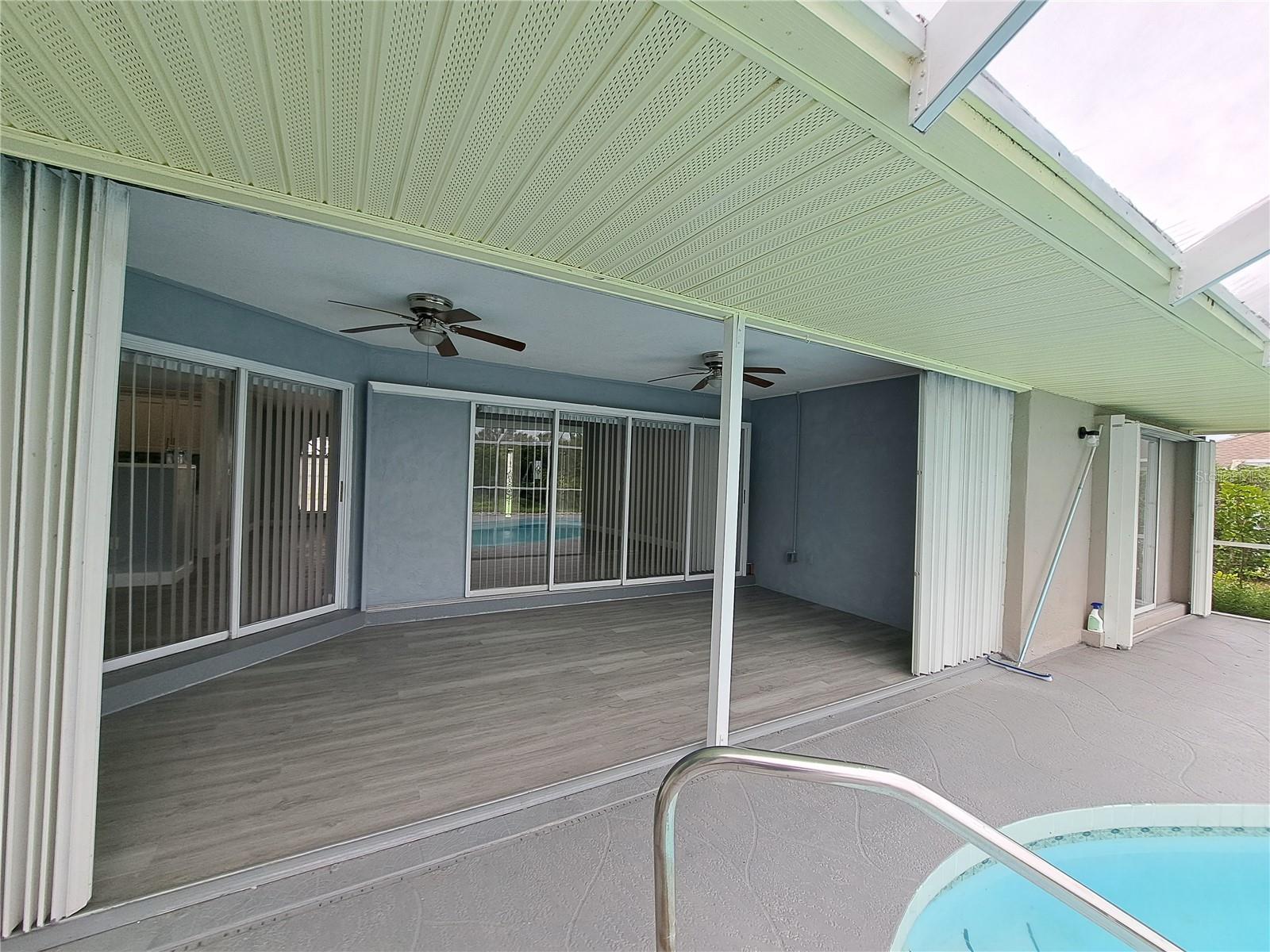 Hurricane shutters secure all sliding door - 26 CLINTWOOD AVE, ENGLEWOOD