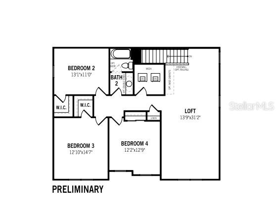 Second Floor - 9240 DERBYSHIRE DR, PARRISH