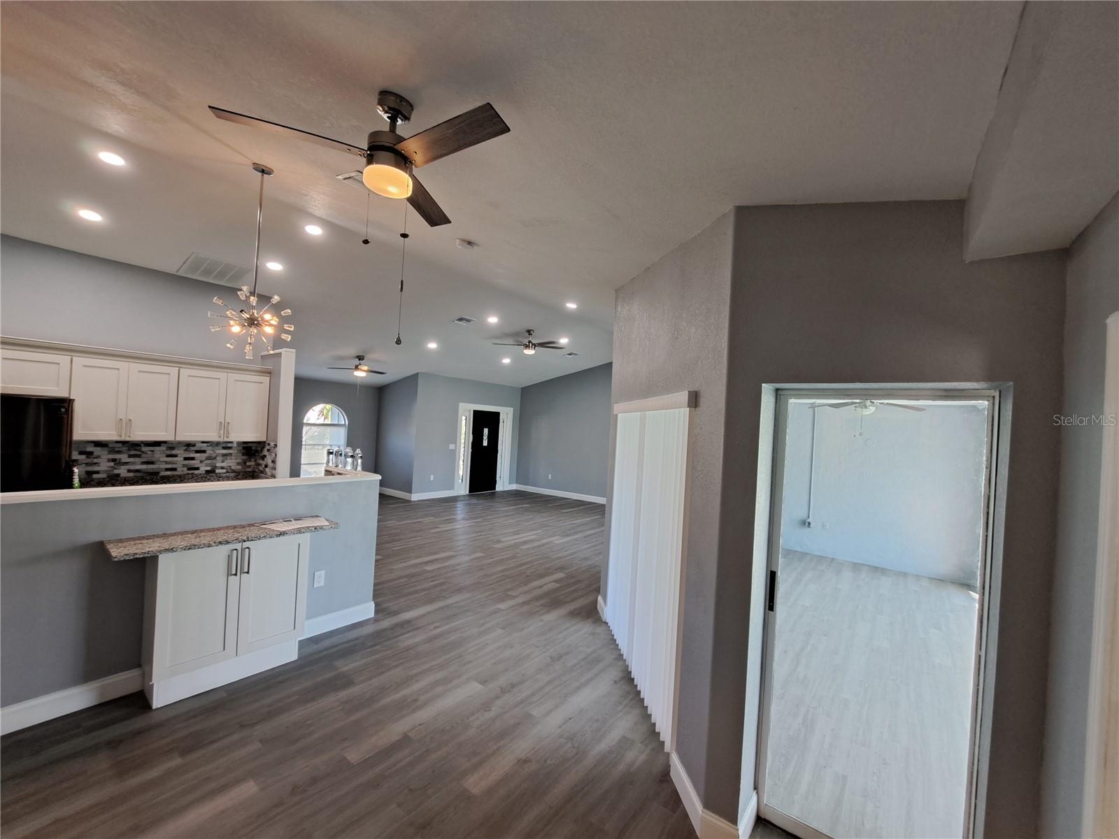 view to kitchen and LR from 2nd bedroom - 26 CLINTWOOD AVE, ENGLEWOOD