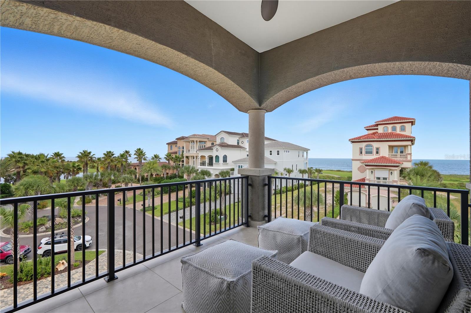 Master bedroom balcony - 355 OCEAN CREST DR, PALM COAST