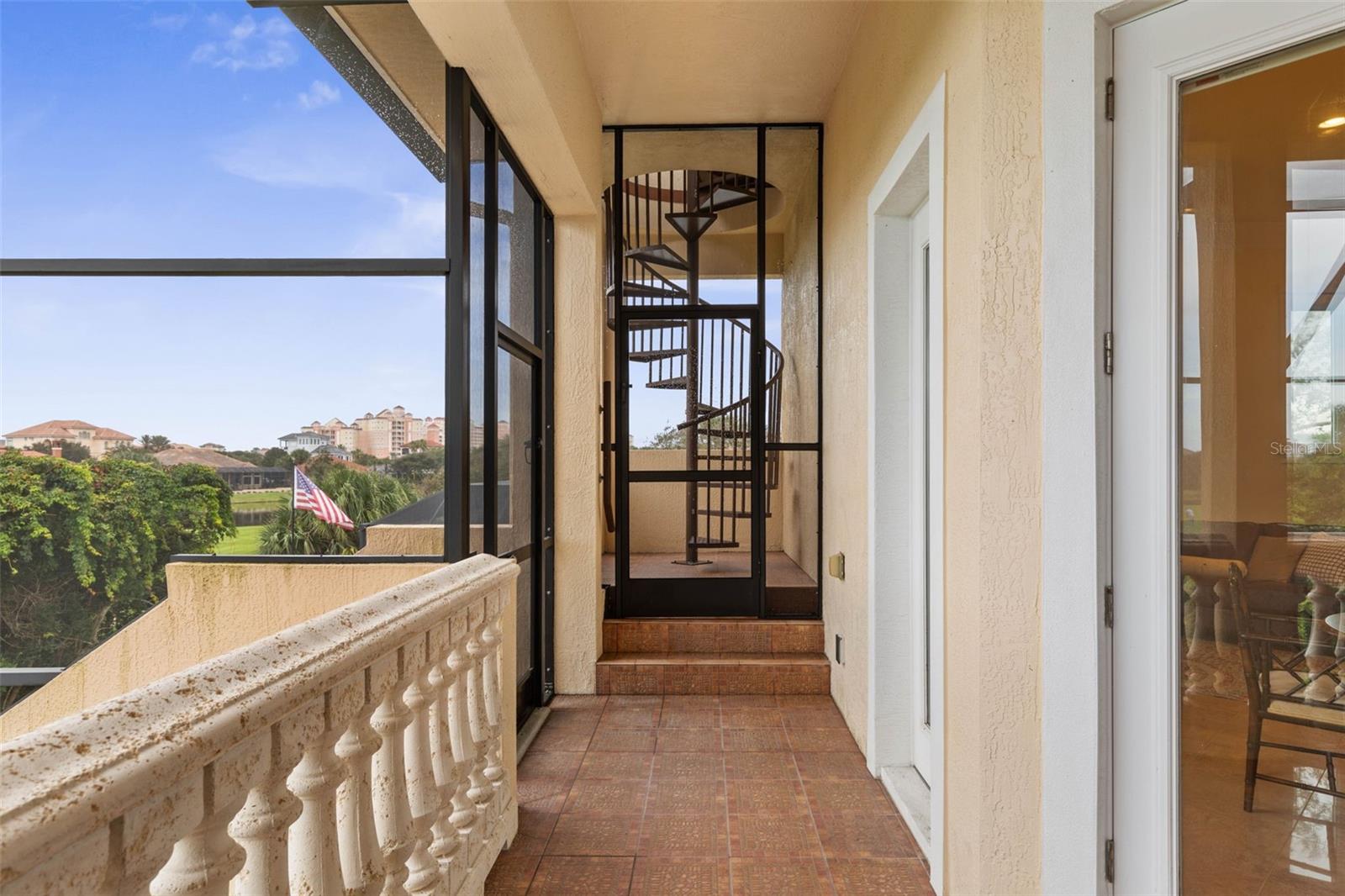 Entry door leading to Belvedere - 44 OCEAN OAKS LN, PALM COAST