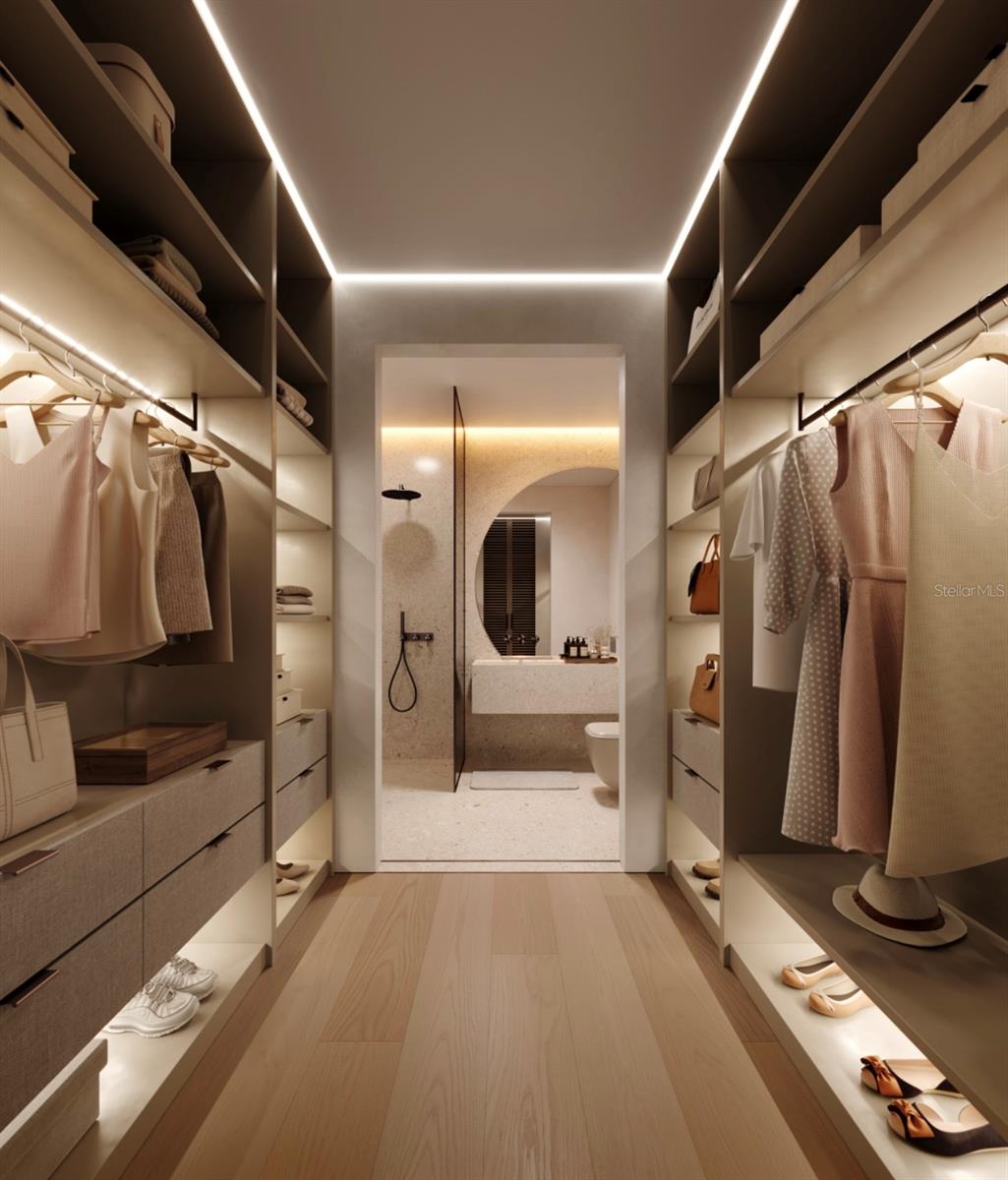 Closet - 6645 N OCEAN SHORE BLVD #5B, PALM COAST