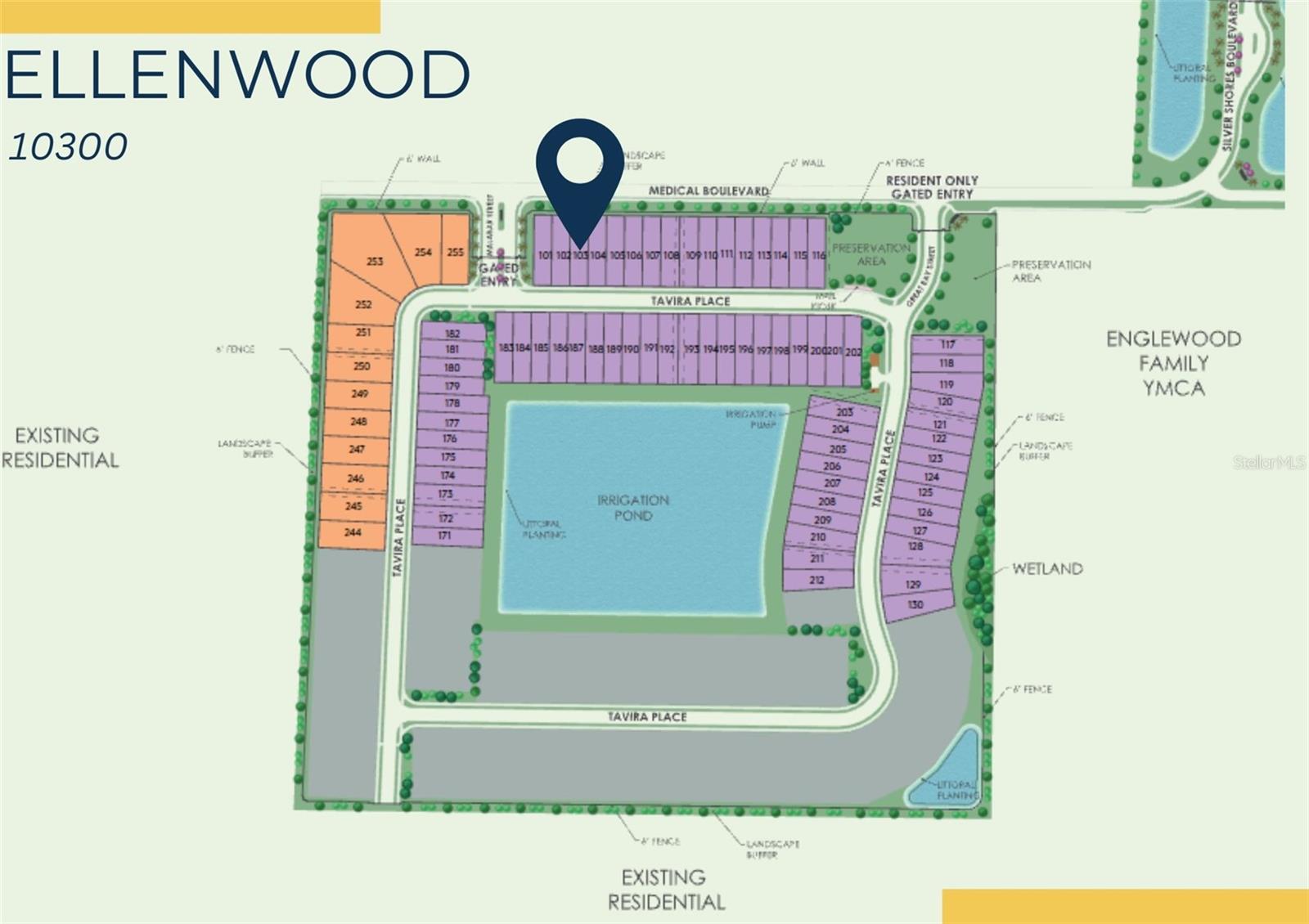 Map/ Location - 1596 TAVIRA PL, ENGLEWOOD