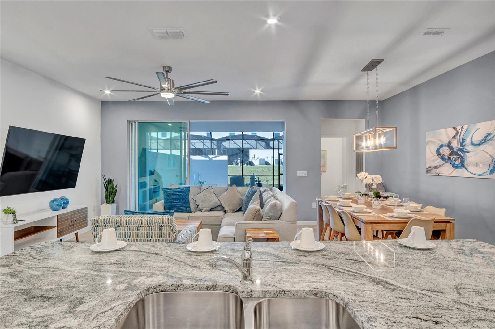 Quartz countertops - 2382 ZABALLINA PL, KISSIMMEE