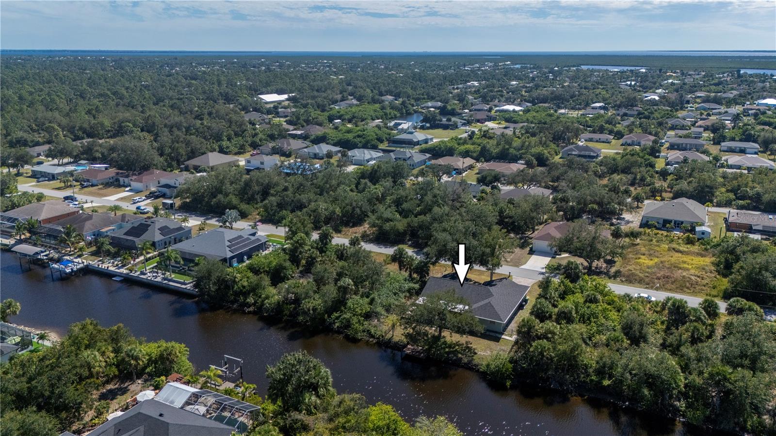 Rear view of the home - 17356 GULFSPRAY CIR, PORT CHARLOTTE