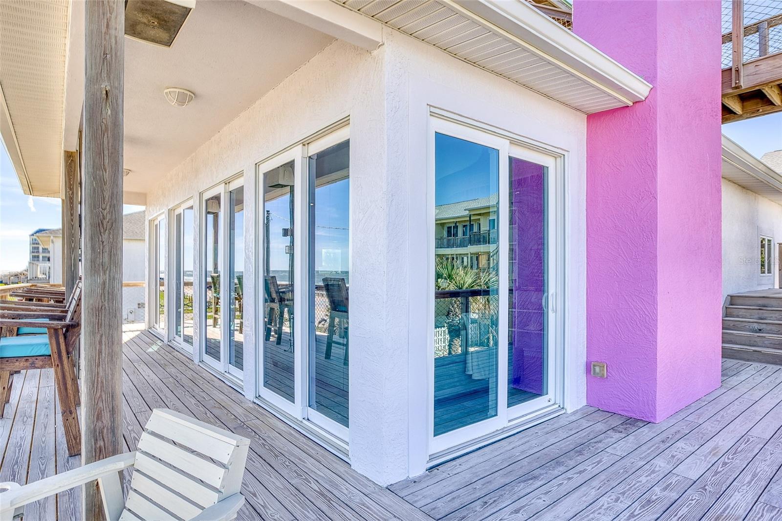 Wrap around deck - 6618 S ATLANTIC AVE, NEW SMYRNA BEACH