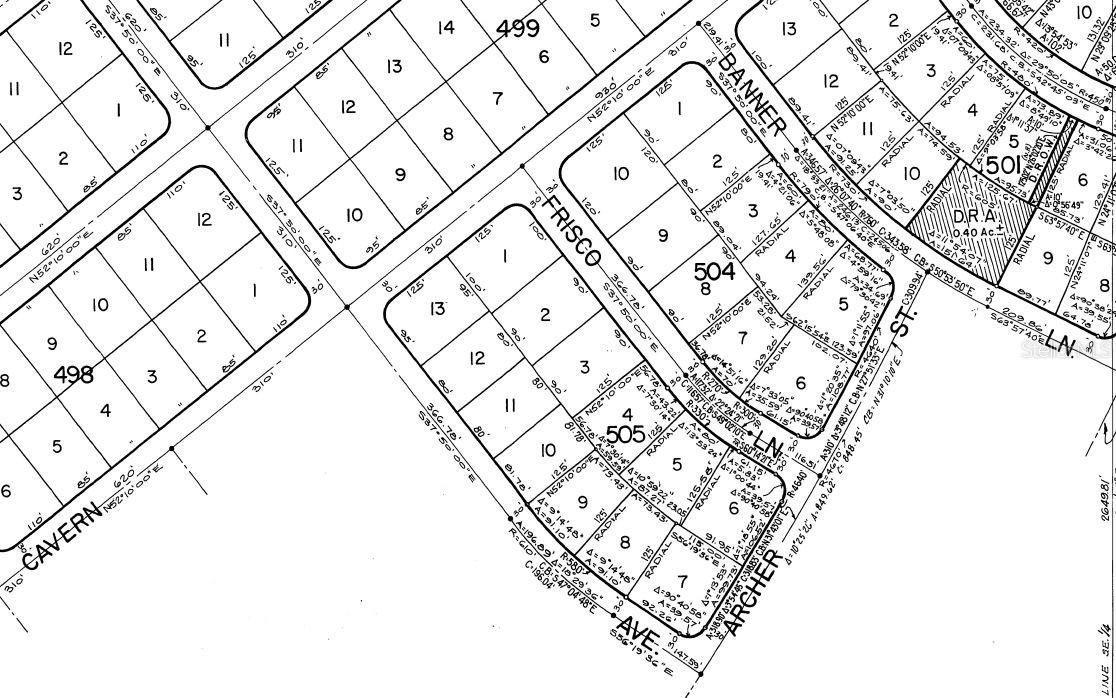 Plat map - 16859 SW 23RD AVENUE RD, OCALA