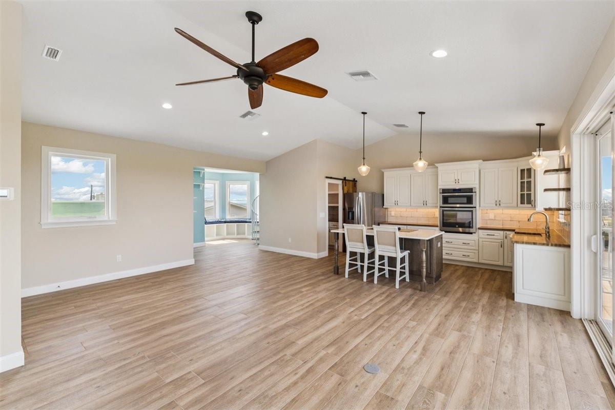 Great Room/Kitchen - 6191 TURTLEMOUND RD, NEW SMYRNA BEACH