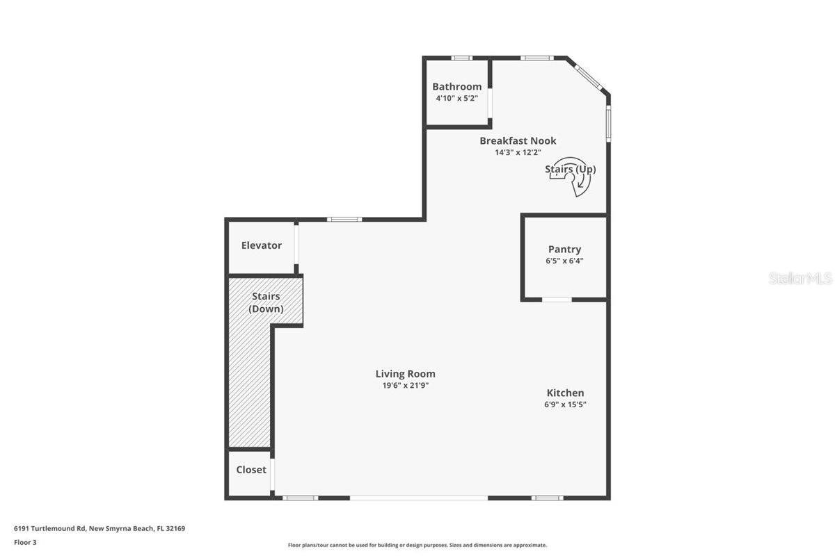 Floor Plan - 6191 TURTLEMOUND RD, NEW SMYRNA BEACH