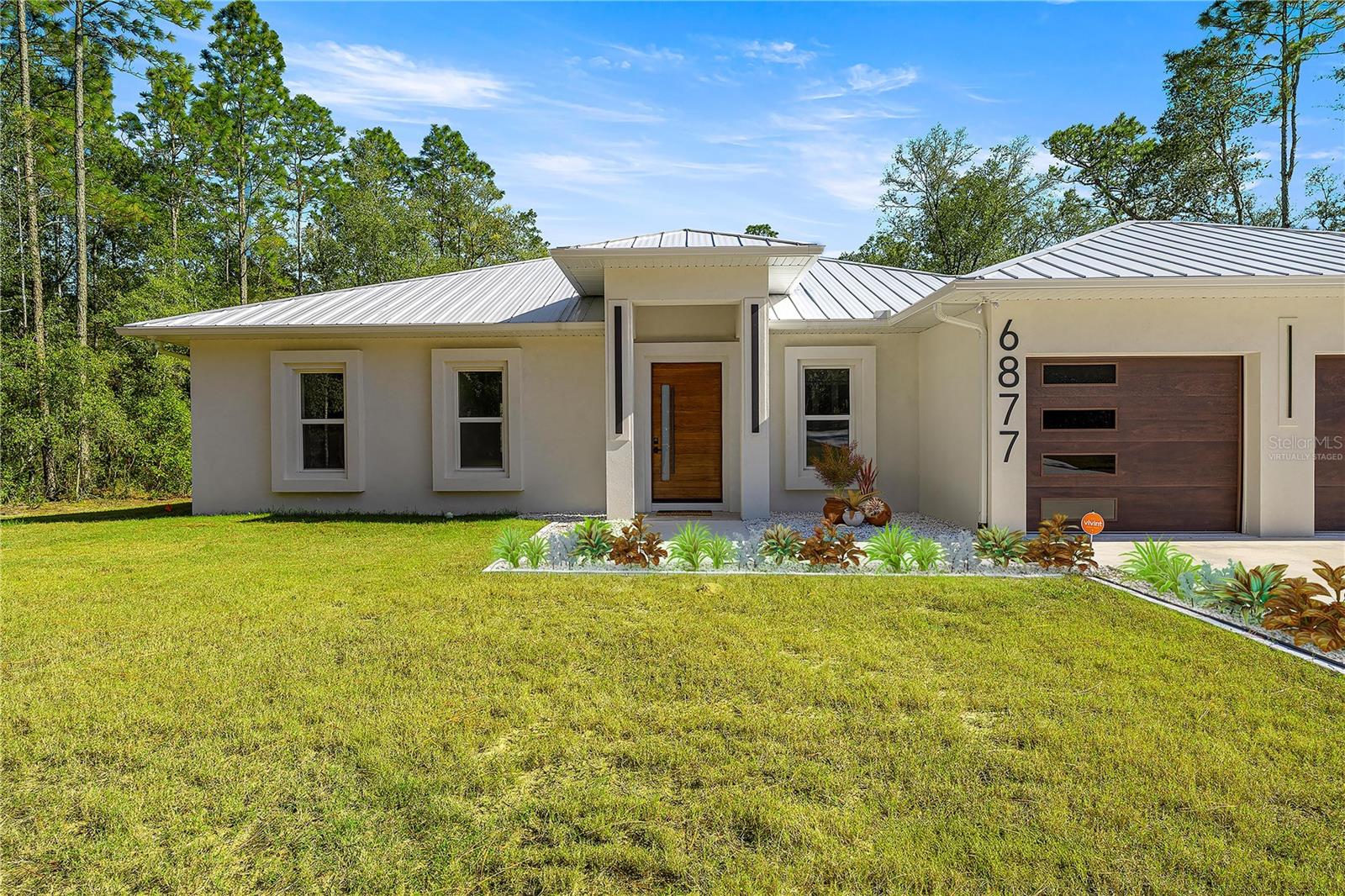 "VIRTUALLY STAGED" FRONT OF THE HOUSE - 6877 SW 131ST CIR, OCALA
