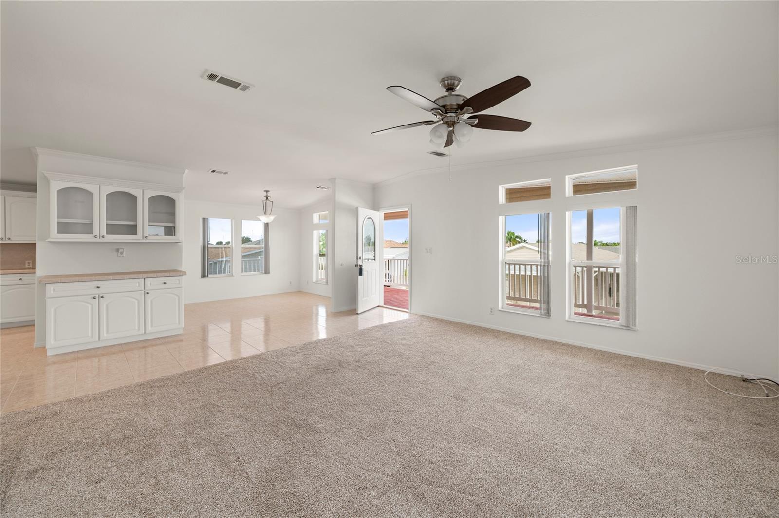 Living Room view to Dining Room - 67 WINDMILL BLVD, PUNTA GORDA