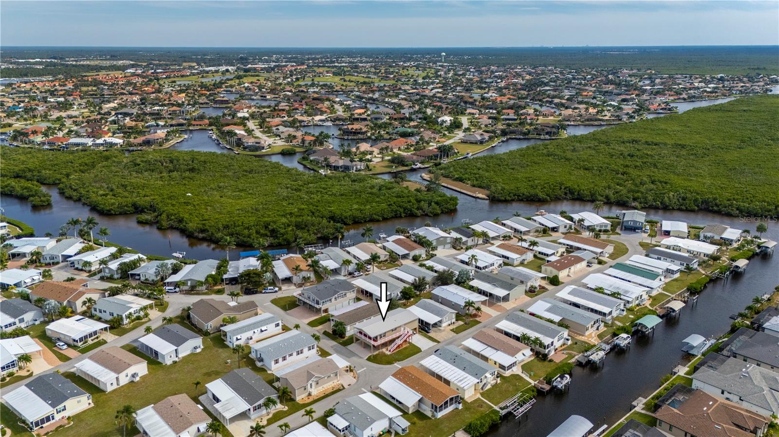 Aerial View - 67 WINDMILL BLVD, PUNTA GORDA