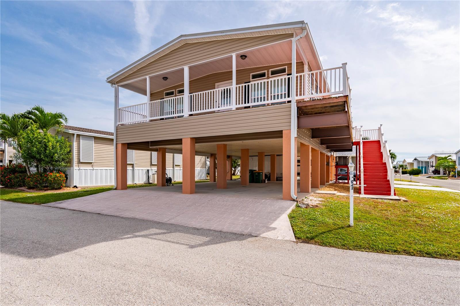 Storage under house - 67 WINDMILL BLVD, PUNTA GORDA