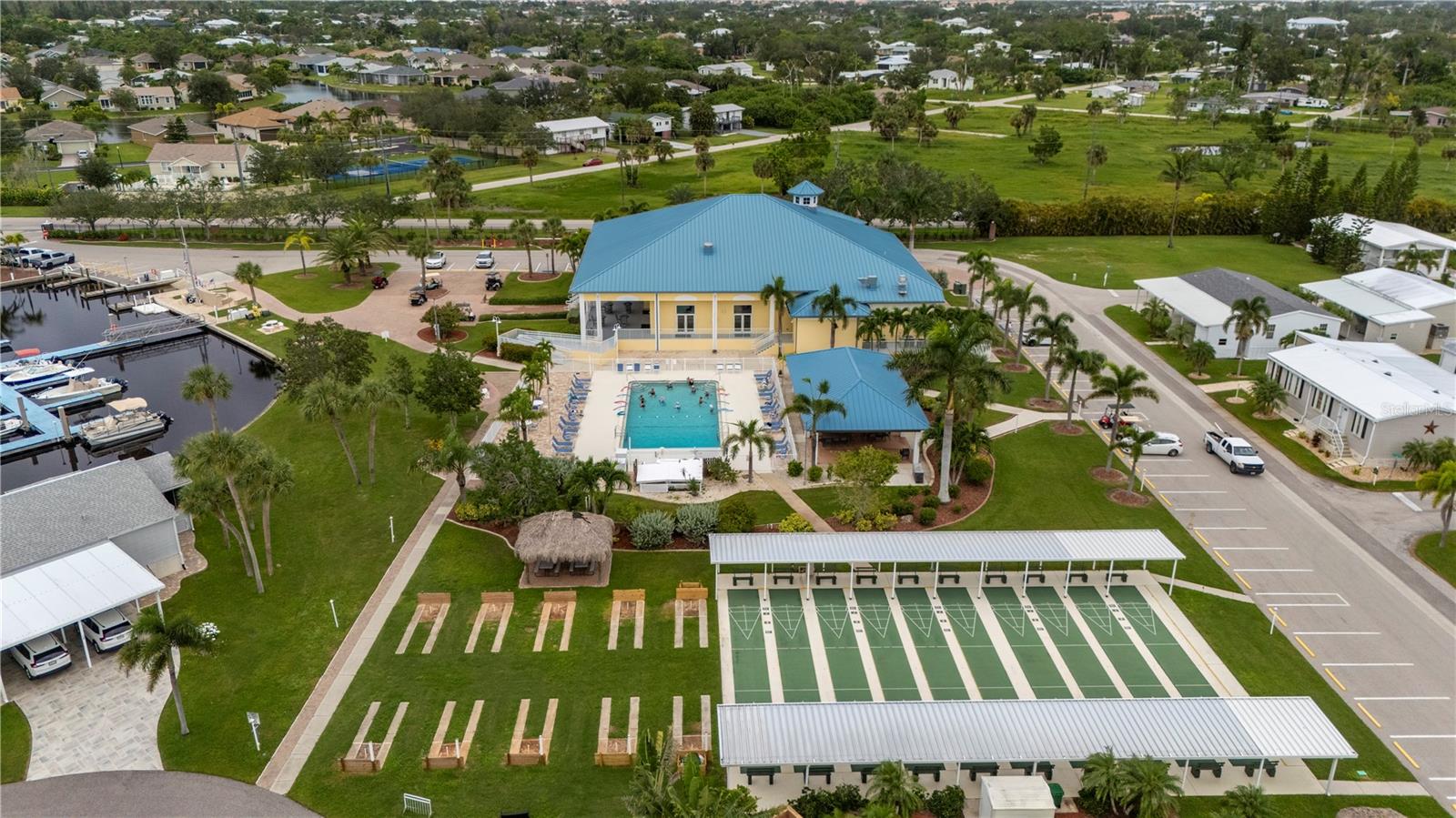 Aerial of Community facilities - 67 WINDMILL BLVD, PUNTA GORDA