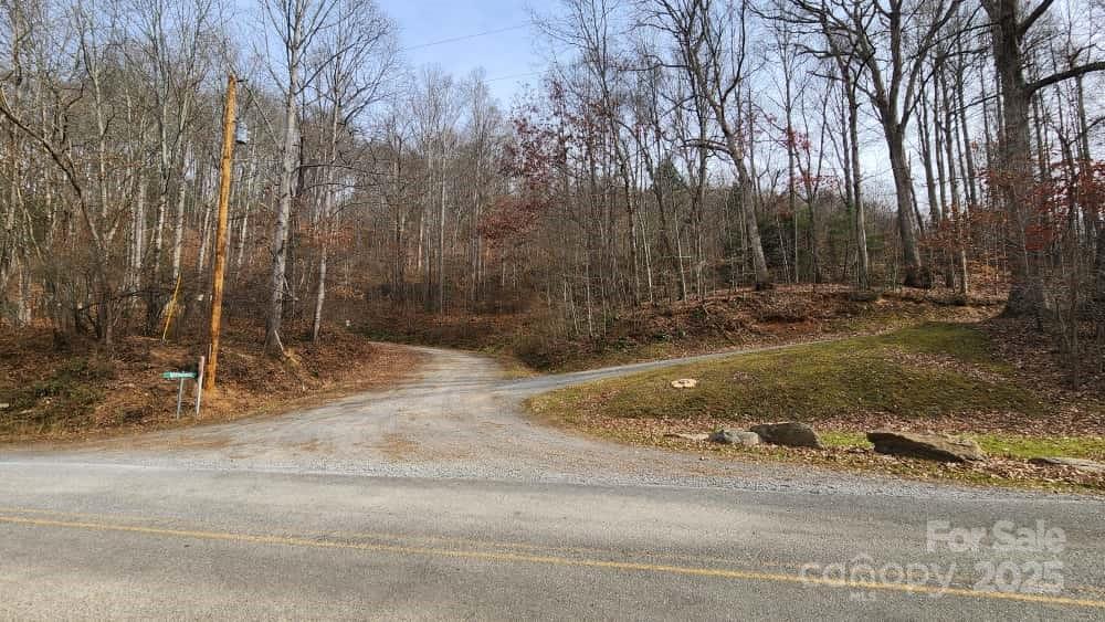 Entrance to Whispering Oaks—paved road to the subdivision - 00 SATINWOOD Drive, Waynesville