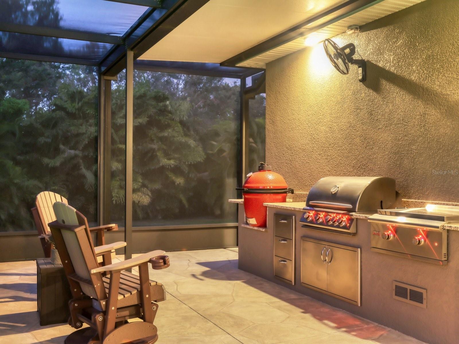 You can grill after dark here :) - 17706 BRIDLEWOOD CT, PARRISH