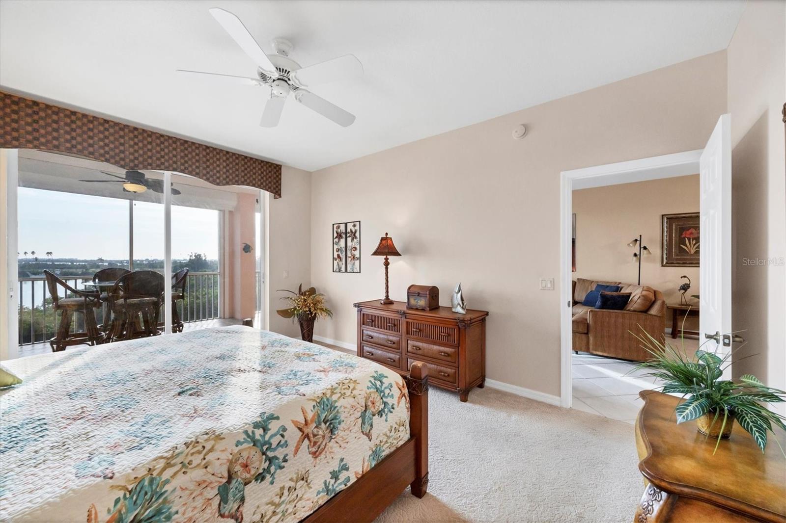 water views from primary suite - 13113 GASPARILLA RD #403, PLACIDA