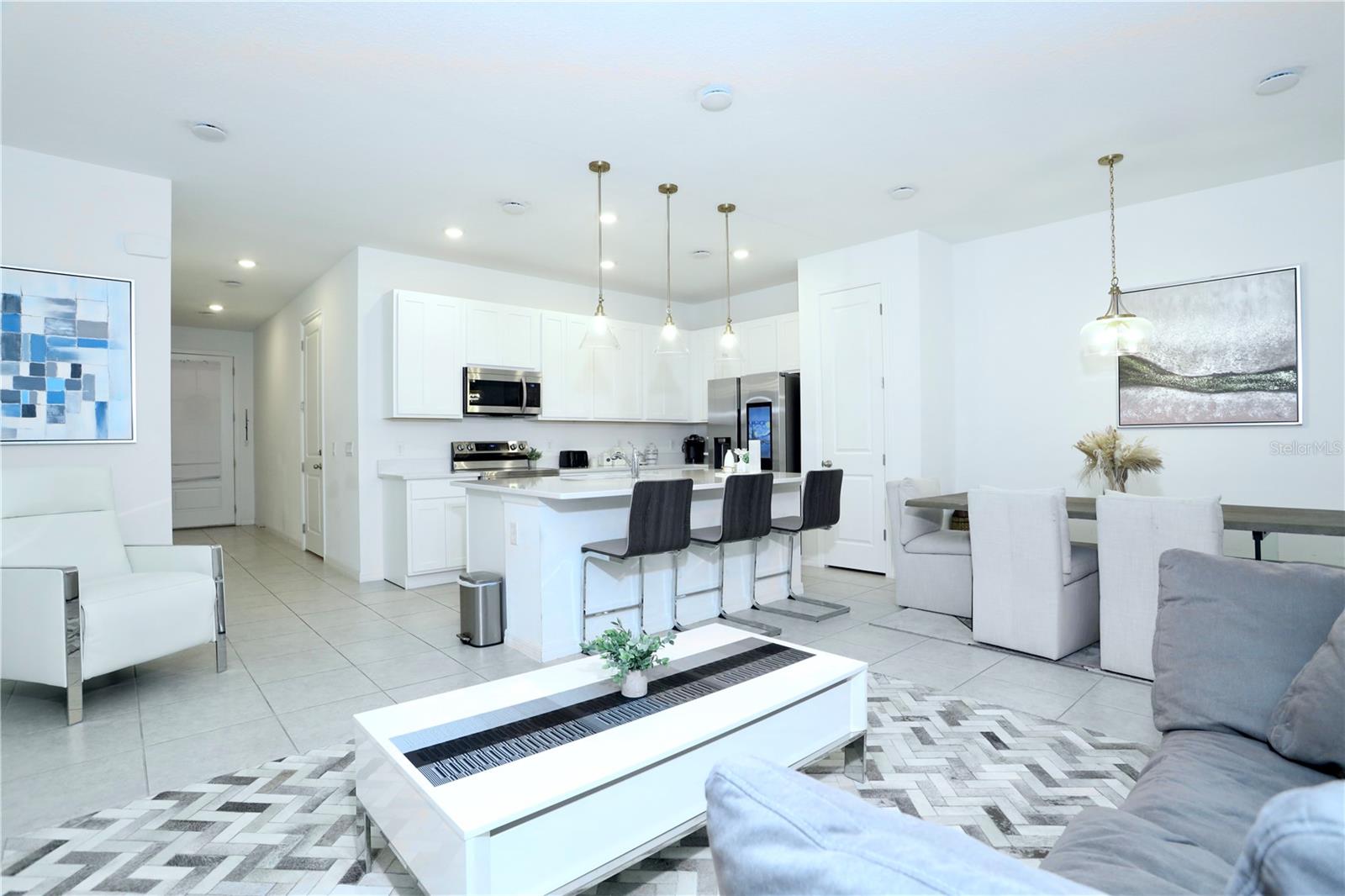 living room / kitchen - 943 CONCH RD, DAVENPORT