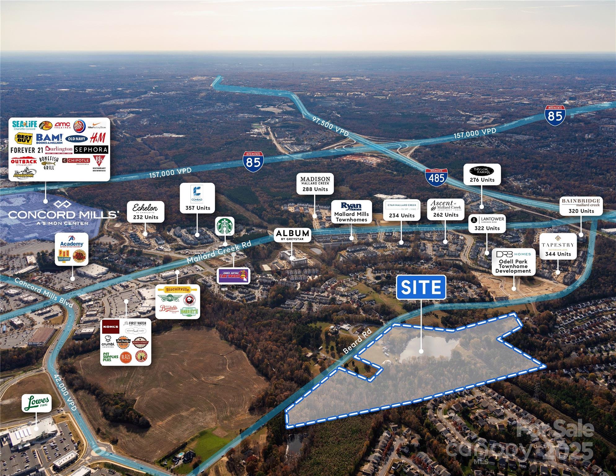 Unimproved Commercial at 3501 Beard Road, Charlotte, photo 4 of 5