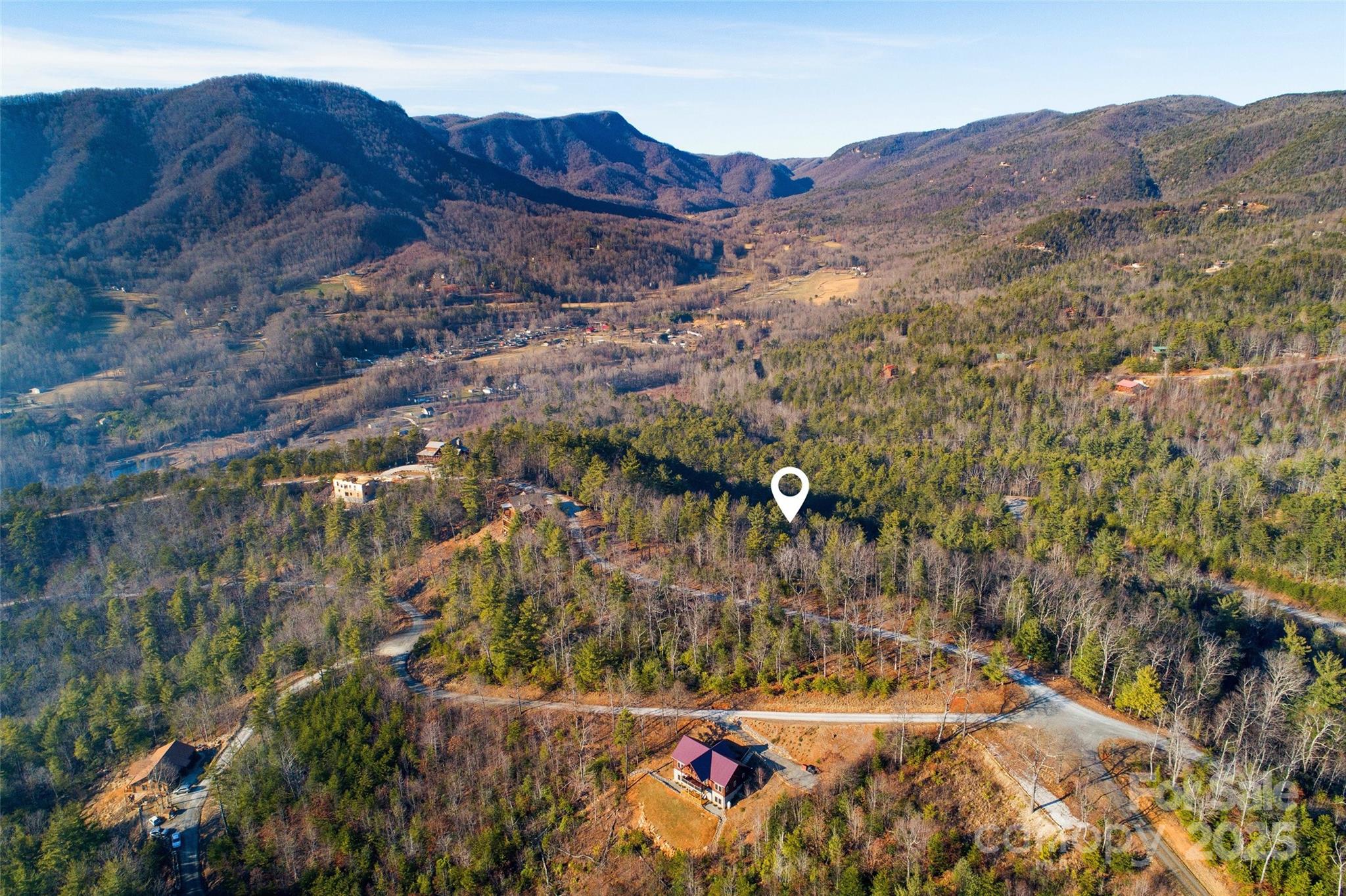 Drone shot taken from southwest, Looking Northeast. - Lot #45 Fox Ridge Trail, Marion