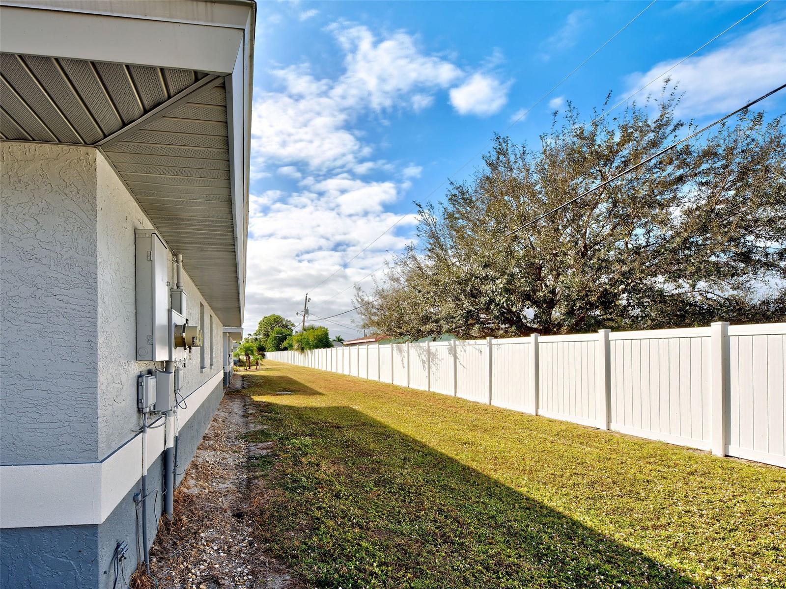 side of this end unit - 6527 HAMLET DR #26B, ENGLEWOOD