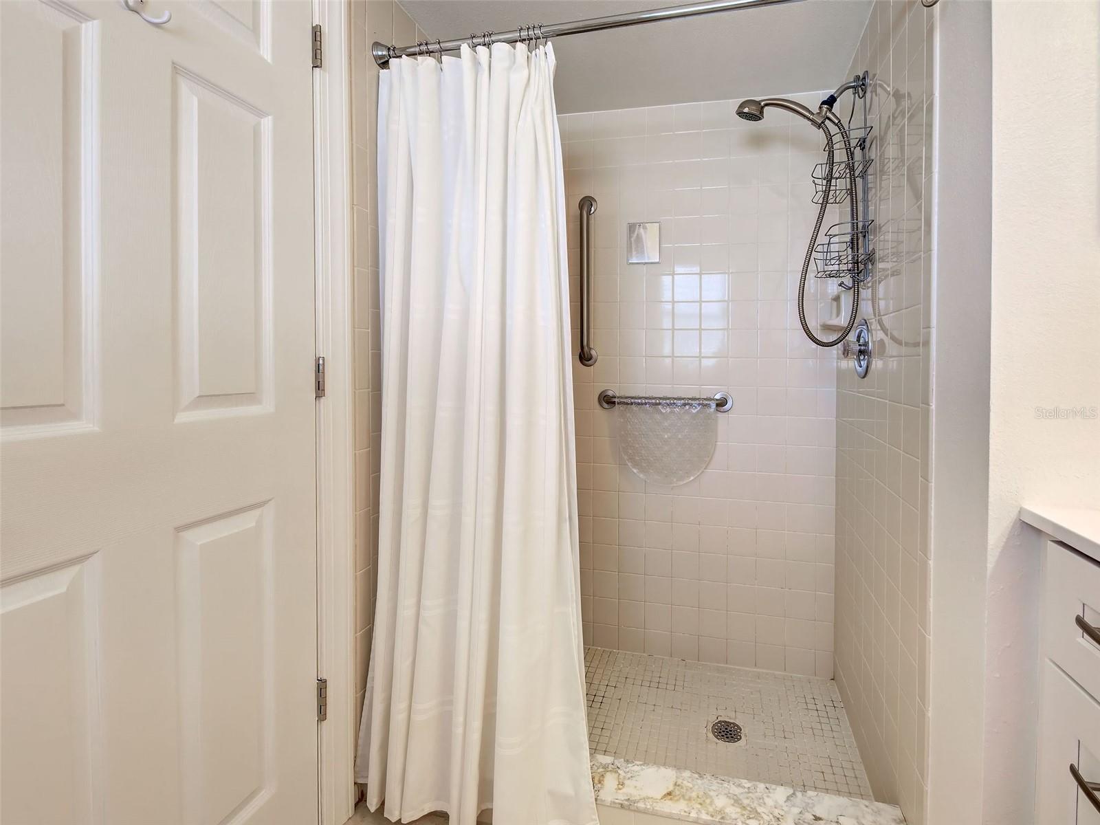 primary shower - 6527 HAMLET DR #26B, ENGLEWOOD