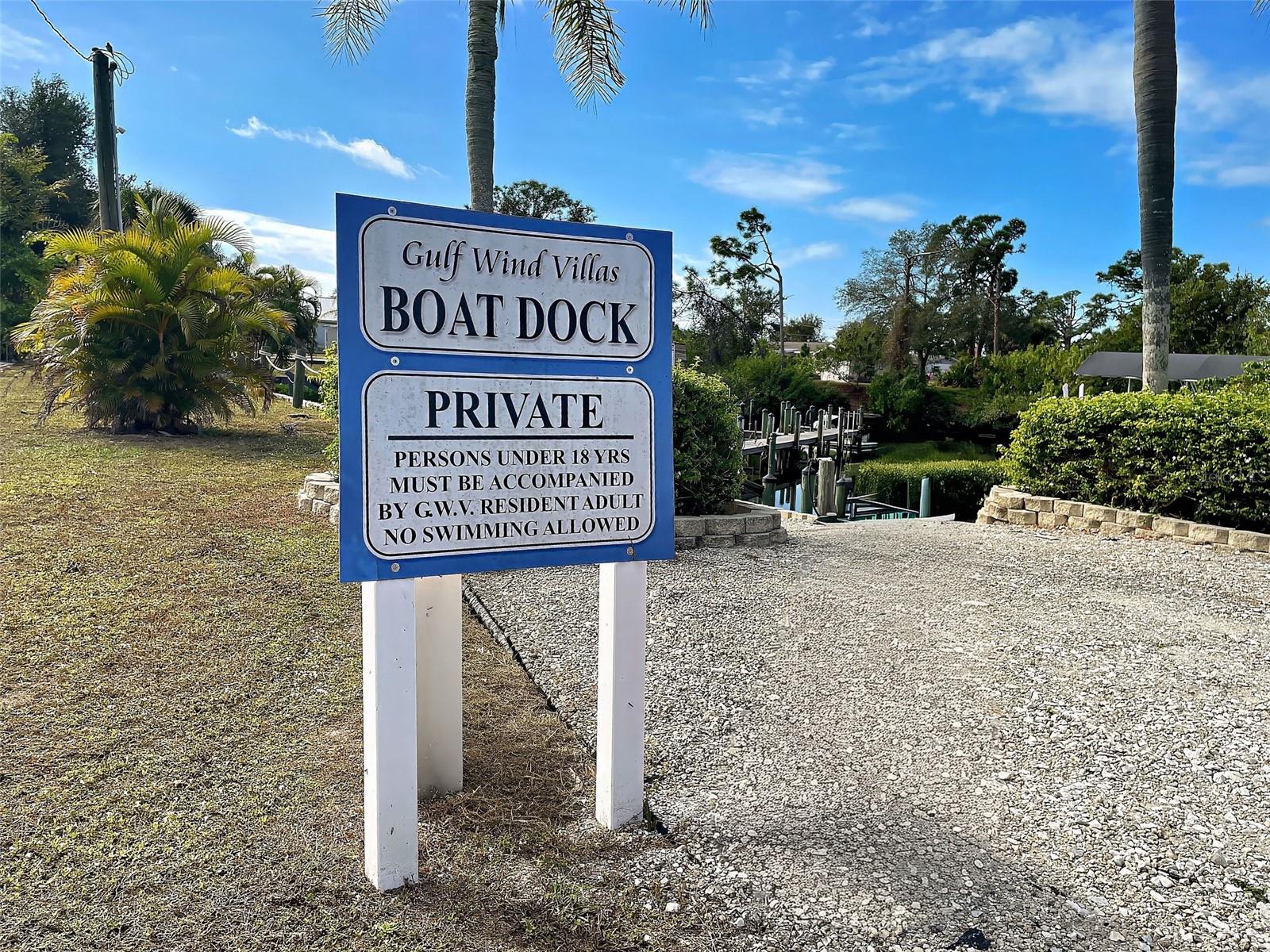 docks located on a canal, short distance to Lemon bay, then the Gulf of Mexico - 6527 HAMLET DR #26B, ENGLEWOOD