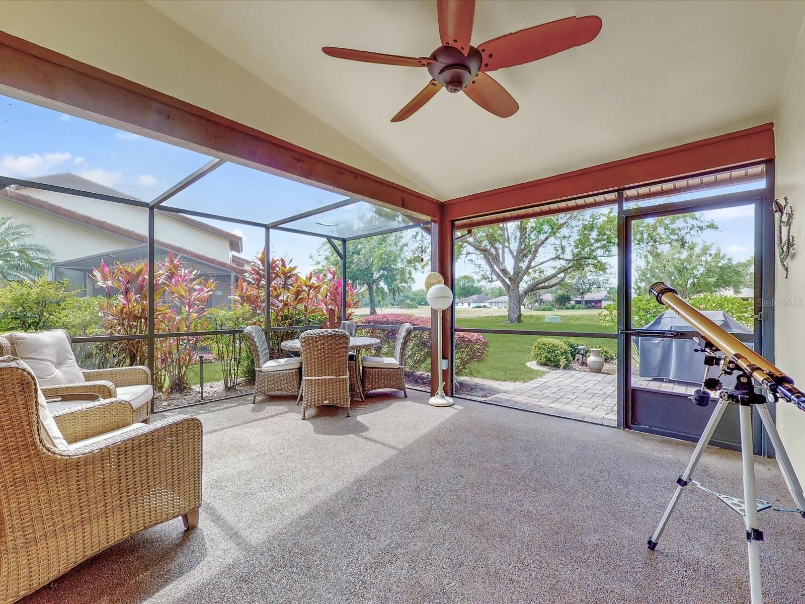 The back lanai - 112 COVENTRY LN, HAINES CITY