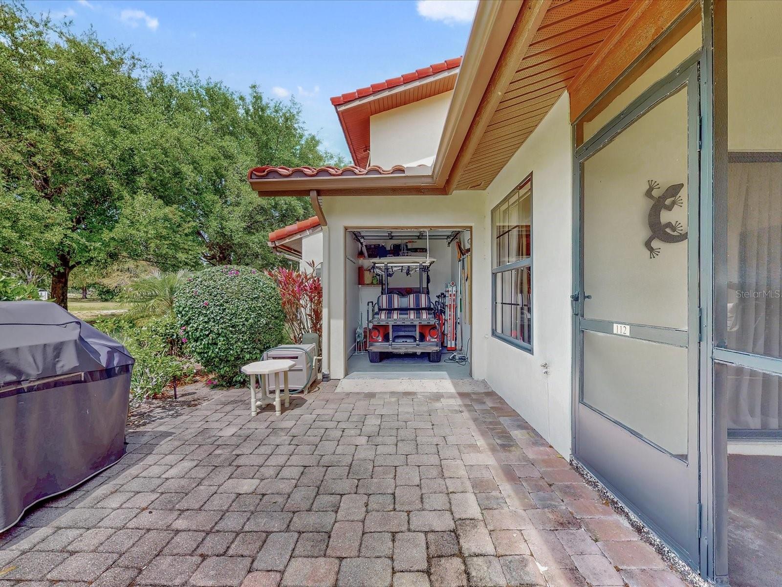 Golf cart garage for a GC or storage - 112 COVENTRY LN, HAINES CITY