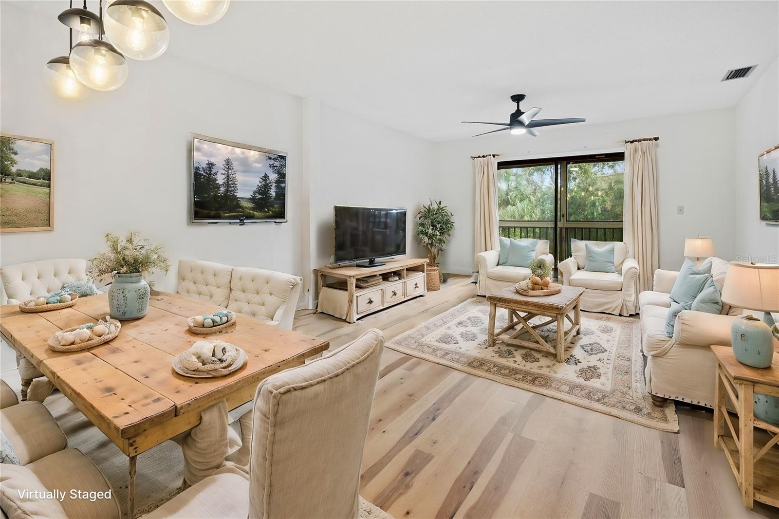 Entry, Dining, Living - 3800 SAXON DR #C52, NEW SMYRNA BEACH