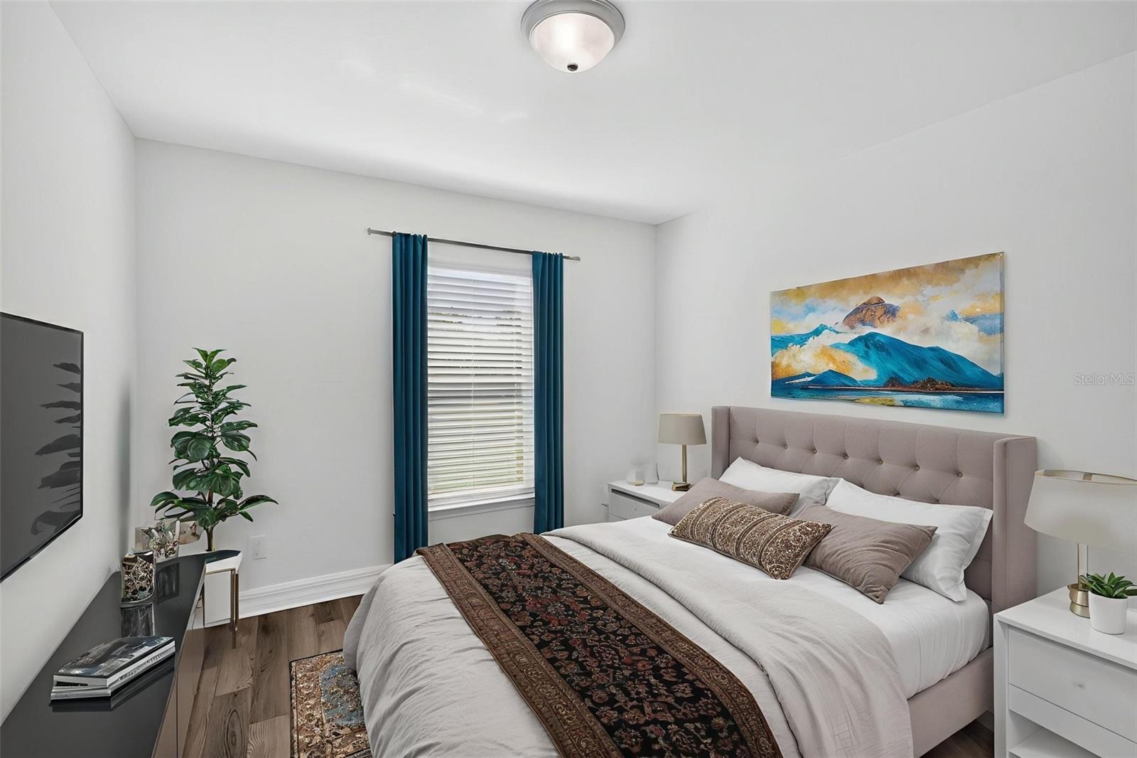 Staged second bedroom - 11145 2ND AVE, PUNTA GORDA