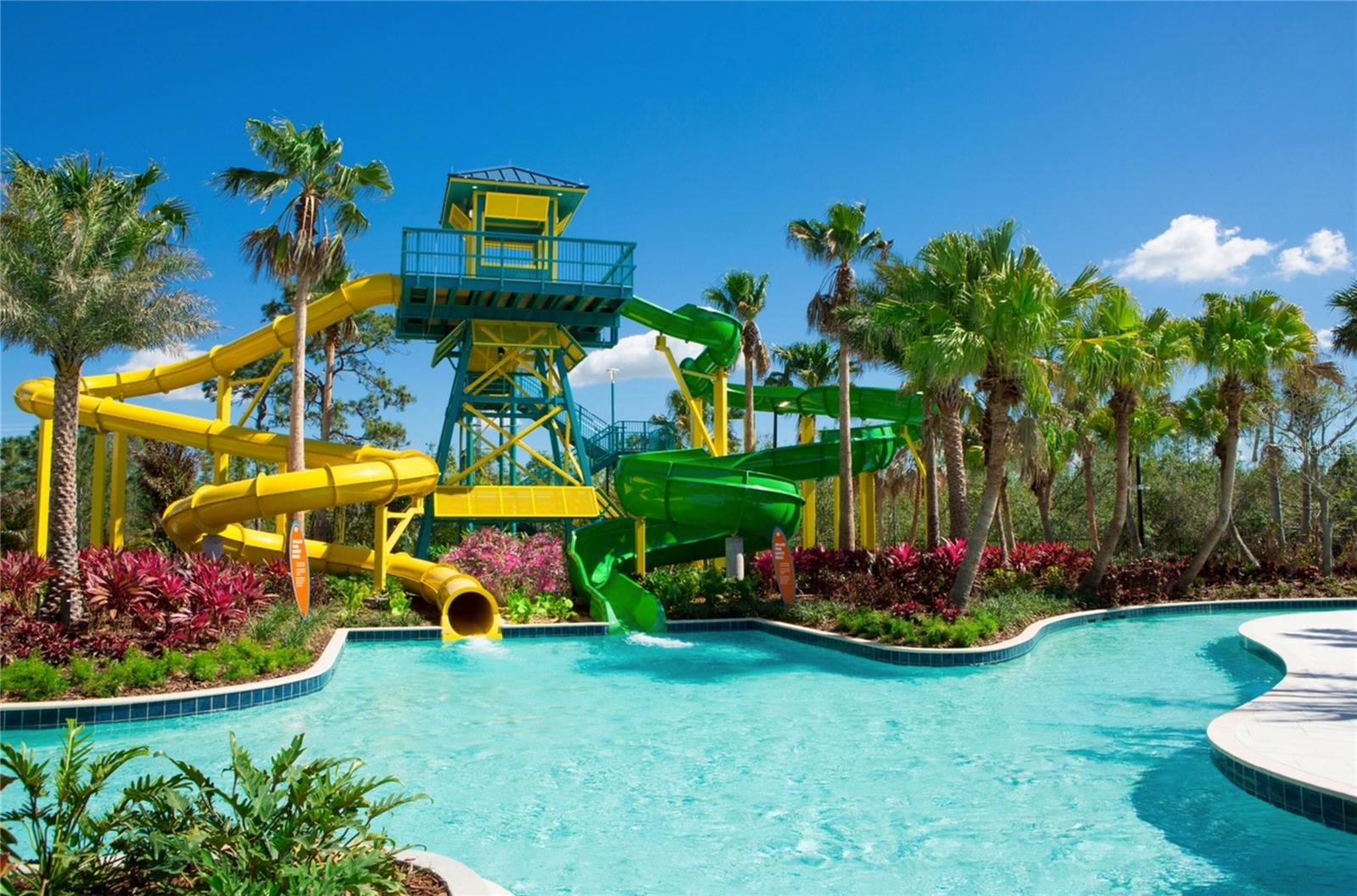 Slides & Lazy River - 14501 GROVE RESORT AVE #1622, WINTER GARDEN