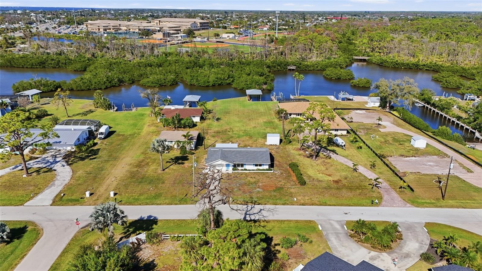 AERIAL FRONT - 2050 OYSTER CREEK DR, ENGLEWOOD