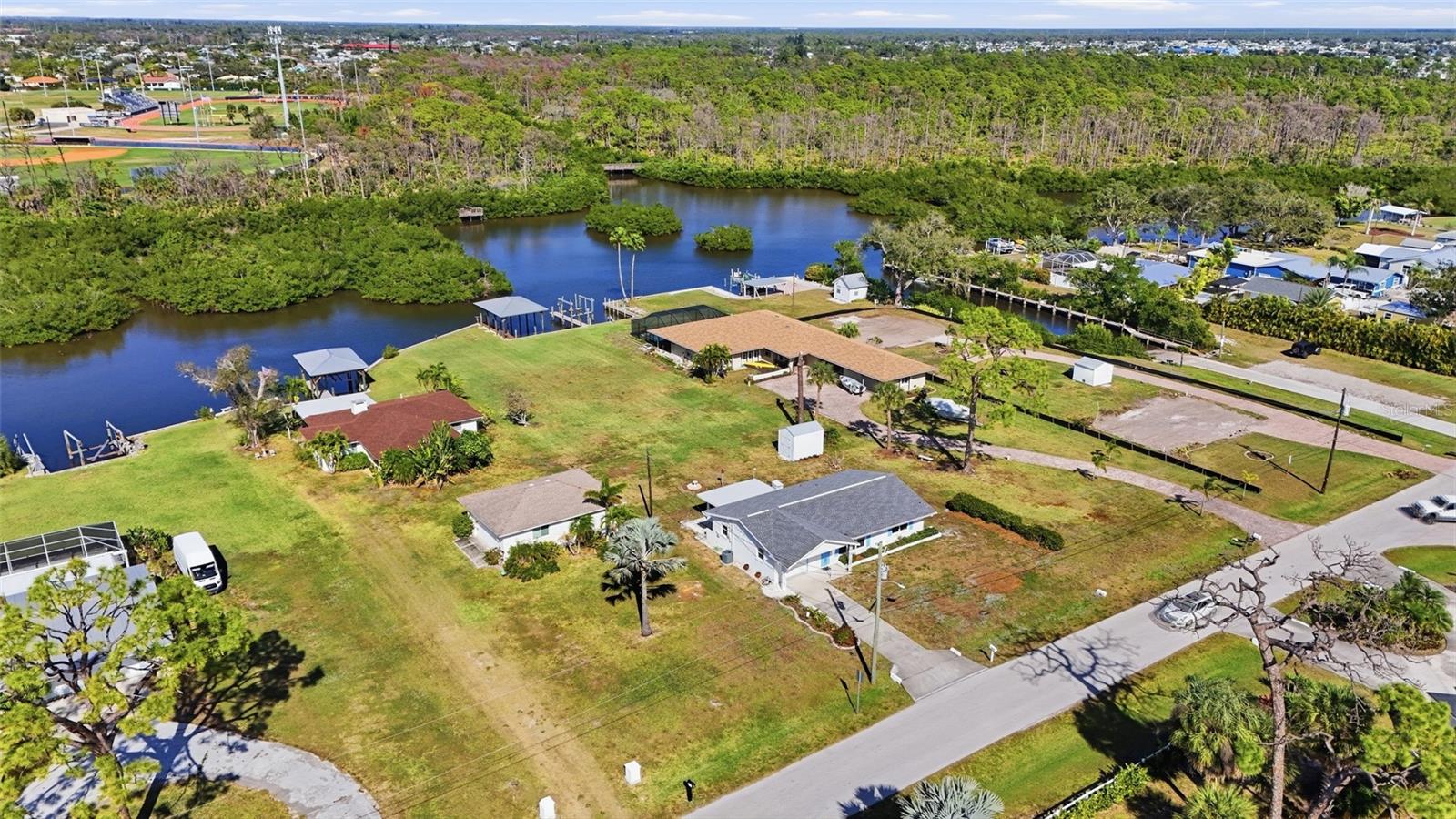AERIAL FRONT - 2050 OYSTER CREEK DR, ENGLEWOOD