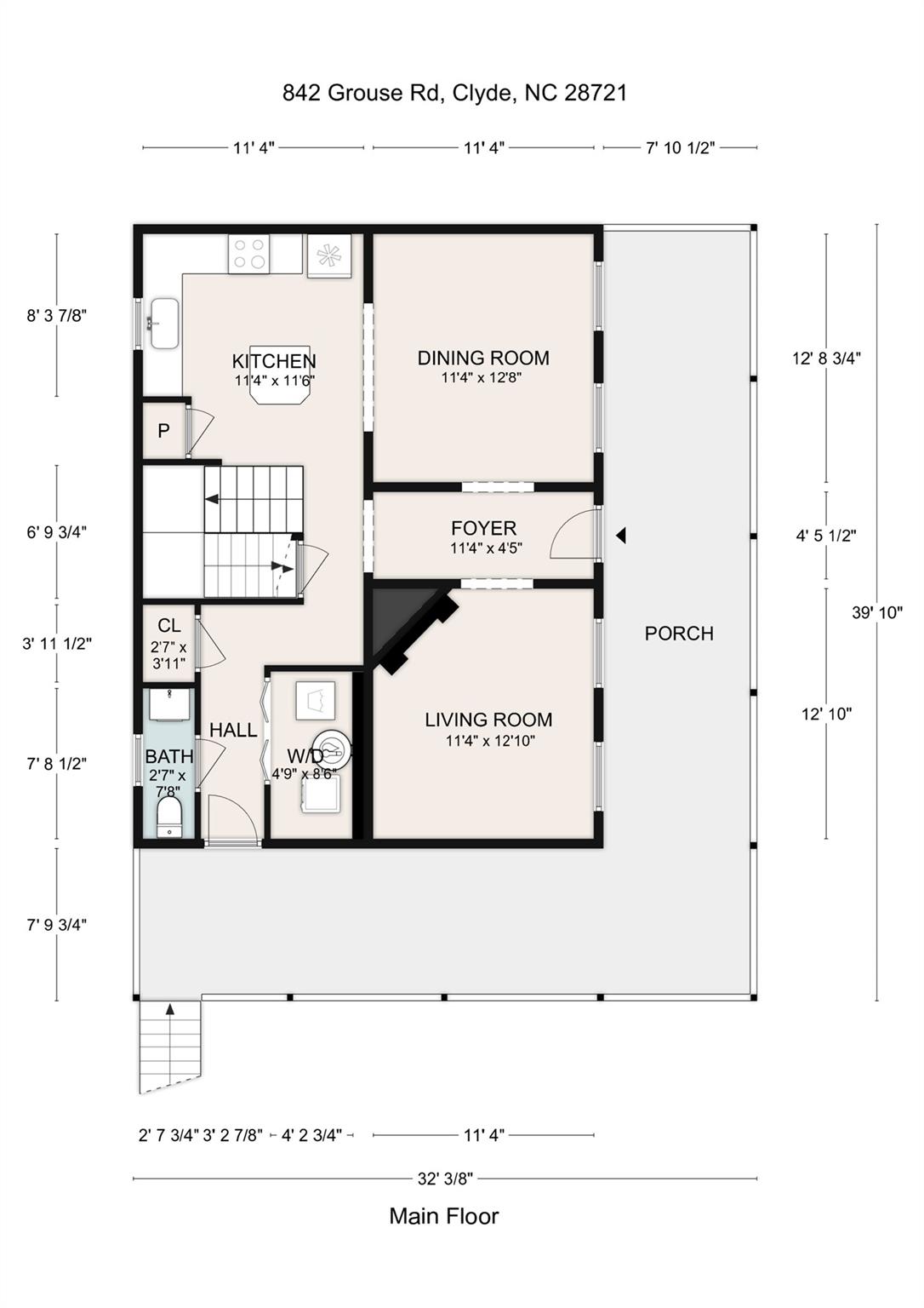 Main Floor - 842 Grouse Road, Clyde