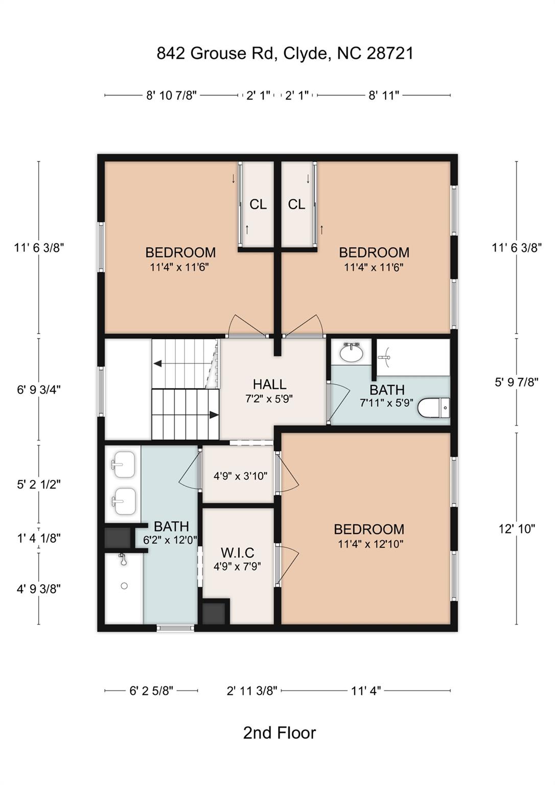Second Floor - 842 Grouse Road, Clyde