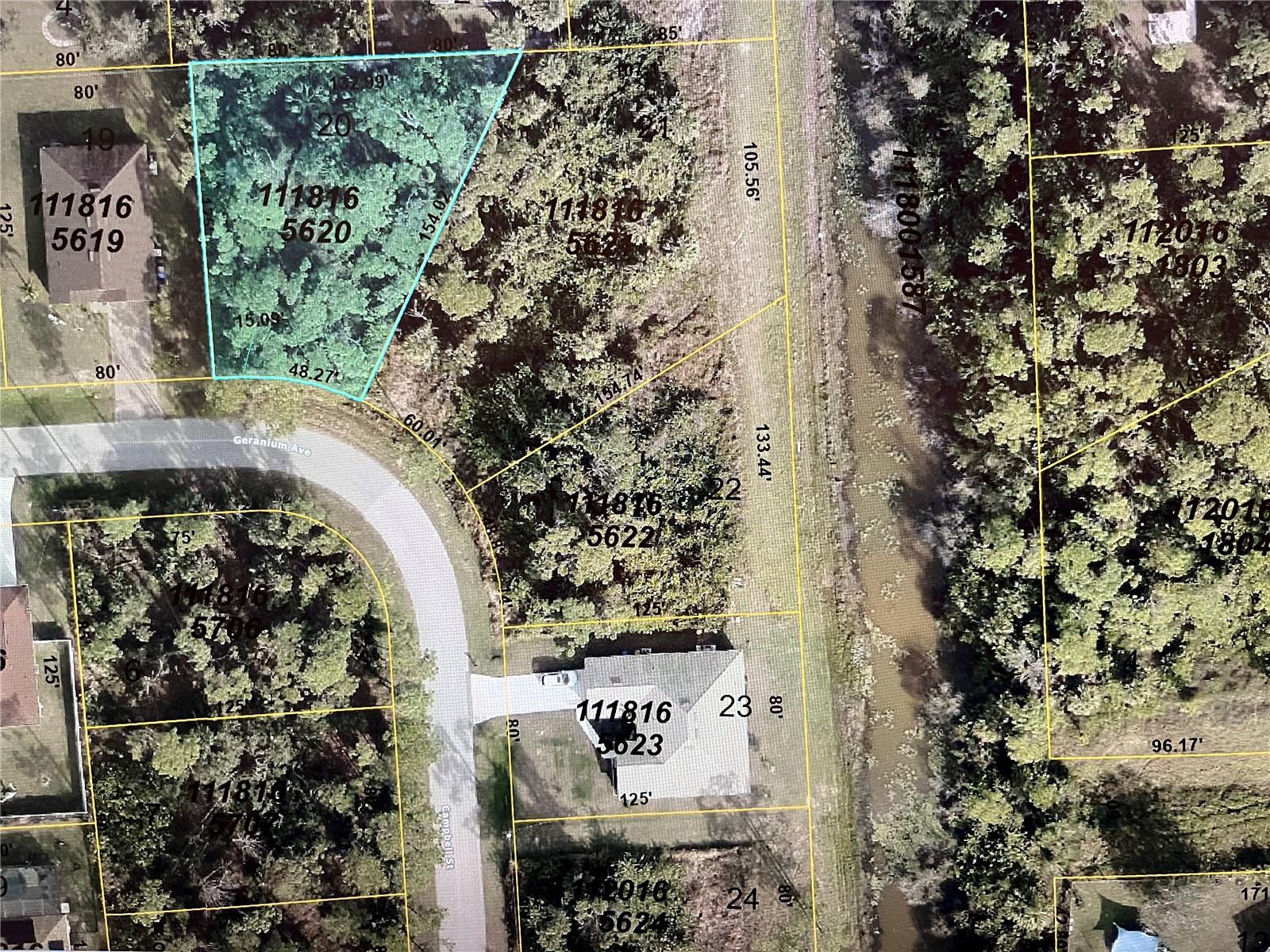 LOT 20 GERANIUM AVE