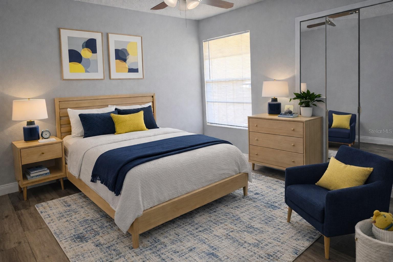 Room 2 Virtual Staged - 2494 SWEETWATER CLUB CIR #52, KISSIMMEE